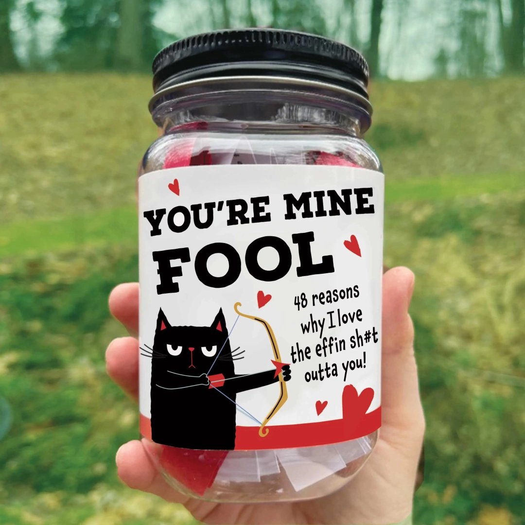 LoveJar – 48 Badass Love Notes Jar – Funny Valentine Jar