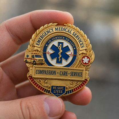 RescueStar – Emergency Medical Services Badge Pin – image 5