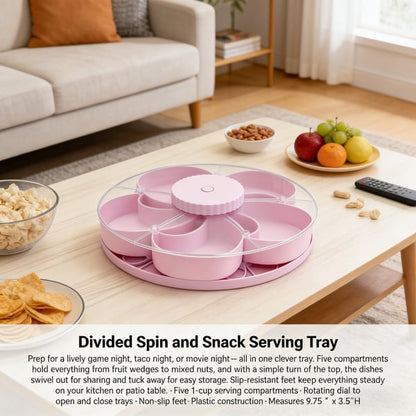 PartyTwist – Rotating Divided Tray – image 5