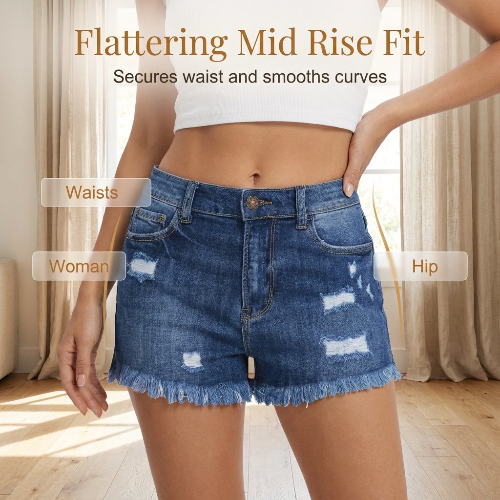 BlueBelle - Distressed Denim Shorts – image 9