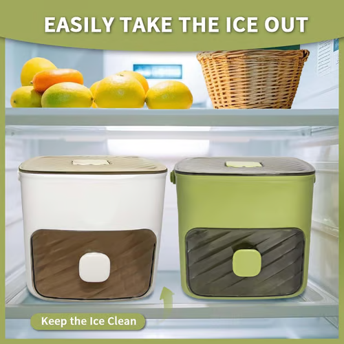 Portable Ice Maker with Lid and Storage Box (48 Cubes) – image 7