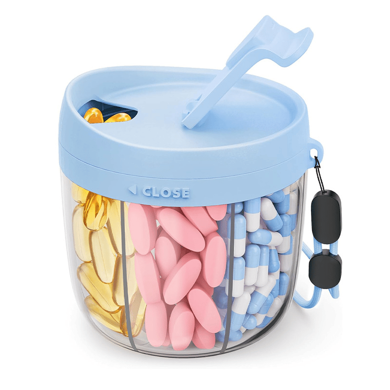 DailyMeds – 6 Compartment Pill Storage Container – image 12