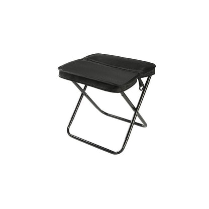 CarrySit – Travel Folding Stool – Black / Large (11.4 × 9.8 × 12.2 in)