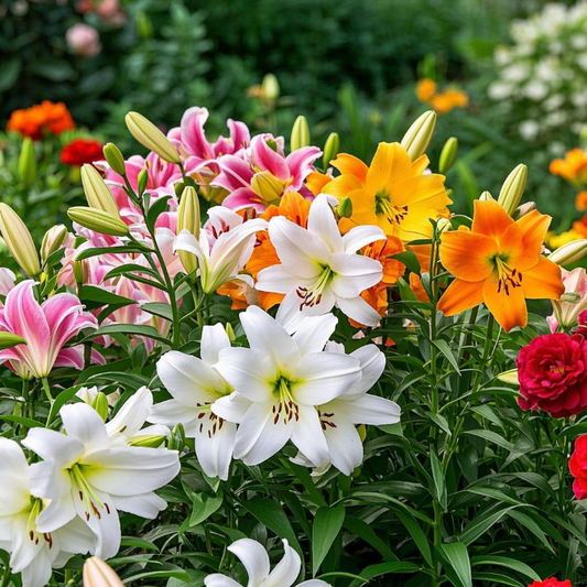 Perfume Lily Bulbs—Fresh and Sweet – Mixed Colors / 2 Bulbs