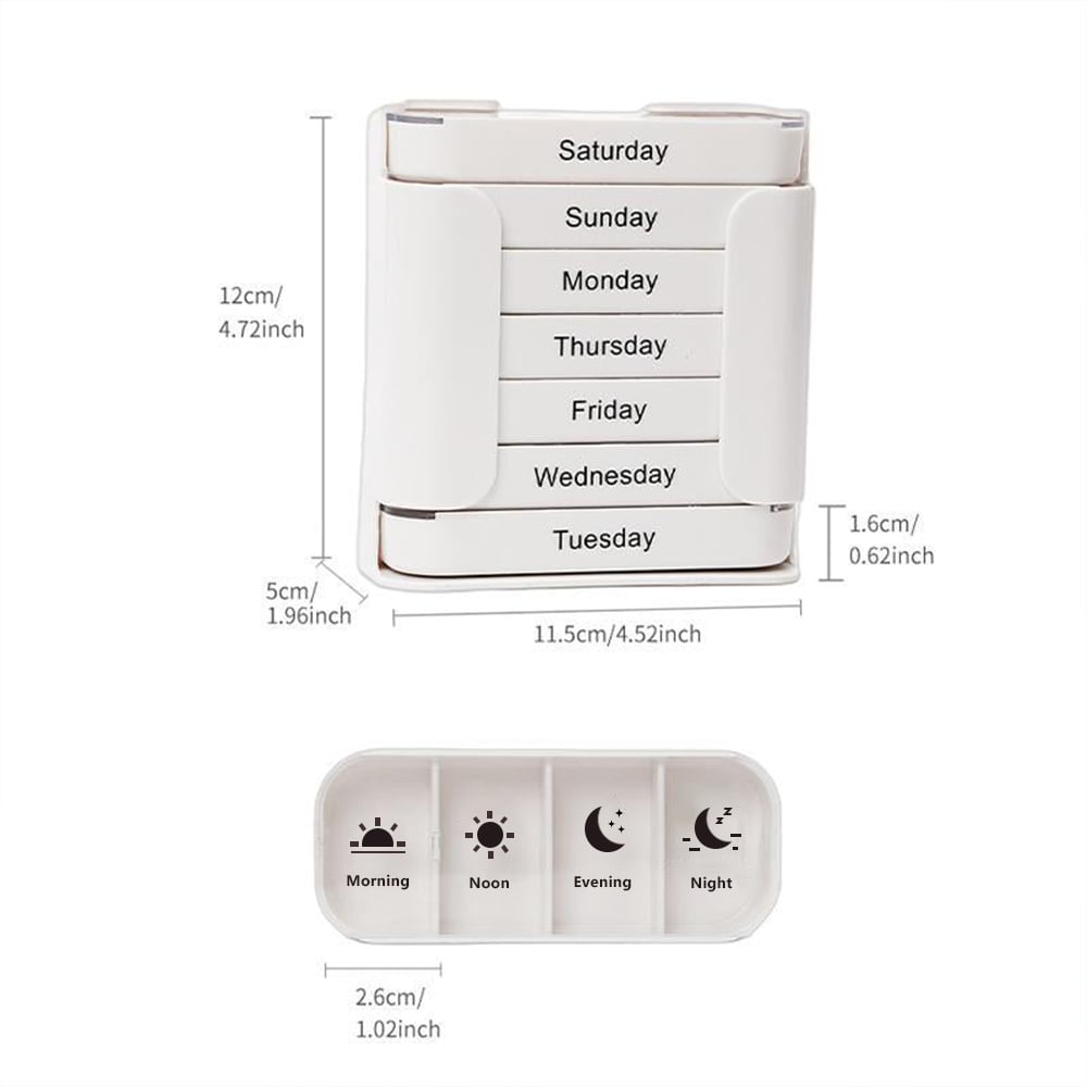 PillMaster – Weekly Medication Organizer Box – image 3