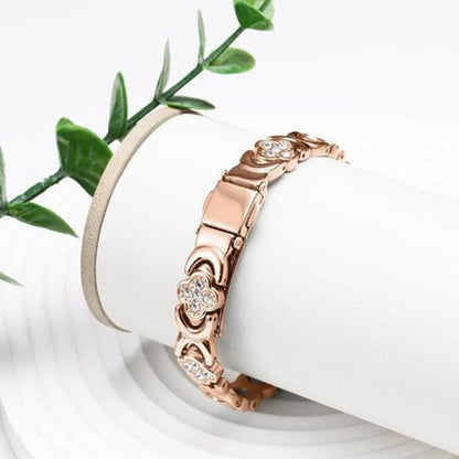 BloomGrace – Flower Copper Bracelet Elegant Style – image 20