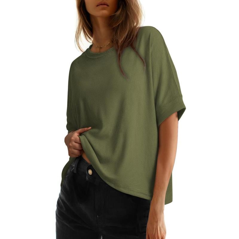 CloudEase – Loose Fit Comfortable Women’s T-Shirt – Lake Green / S