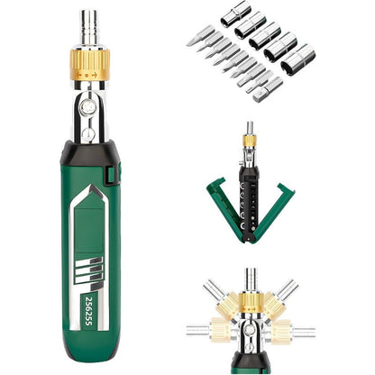 TorqueFlex – 14 Bit Multi Angle Screwdriver – ️ 1-Pack (Standard Set)