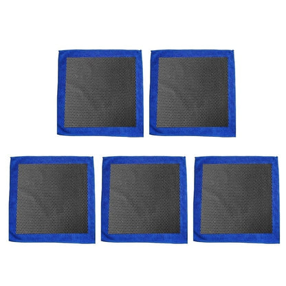 LumeGloss – Professional Synthetic Clay Towel – Blue / 5 Pcs