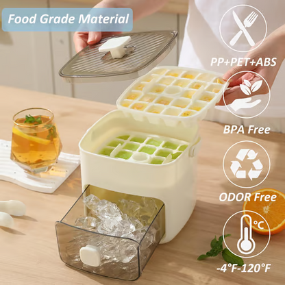 Portable Ice Maker with Lid and Storage Box (48 Cubes) – image 12