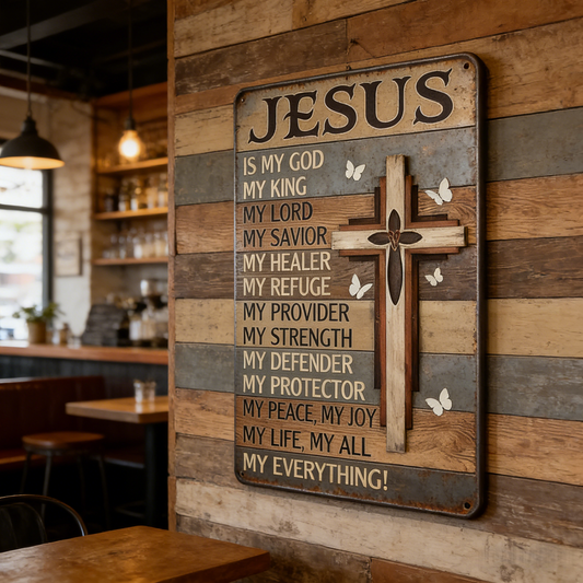 RusticVerse – Vintage Inspirational Wall Sign Decor – Wall Decor(8*12 INCH) / Buy 1