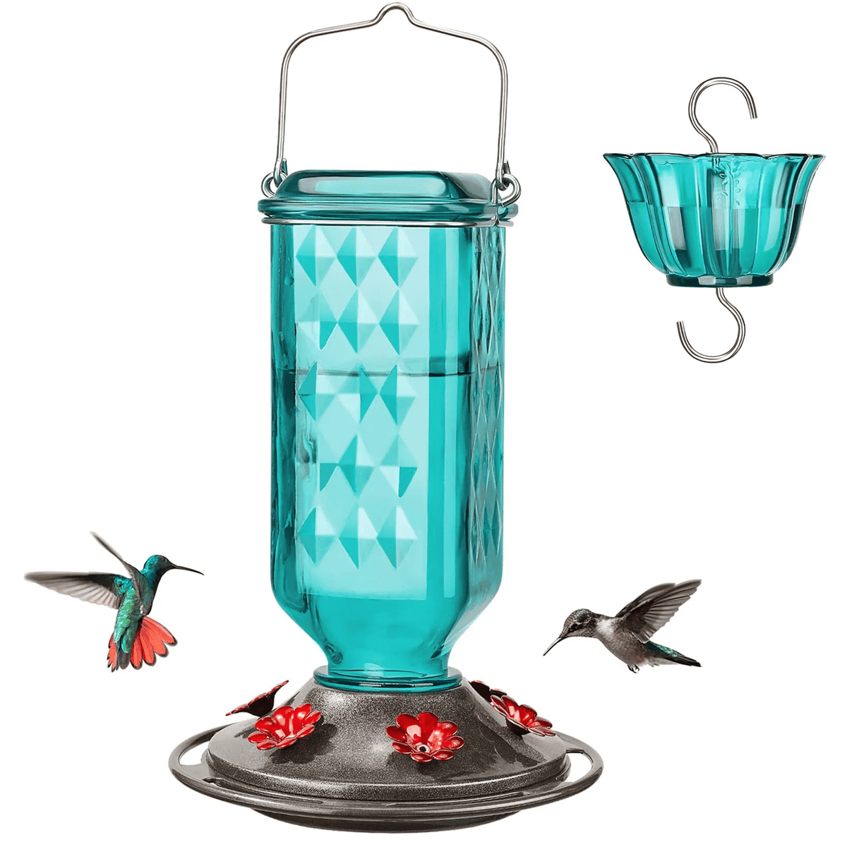BloomNest – Hummingbird Nectar Feeder – GREEN