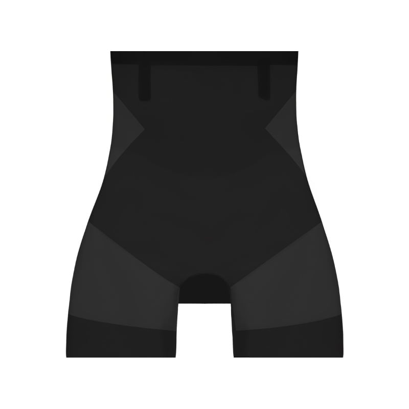 Curvella – Ultra Slim Tummy Control Hip Lift Panties – Black / M