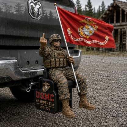 PatriotPulse – USMC Brotherhood Hitch Guard – image 3