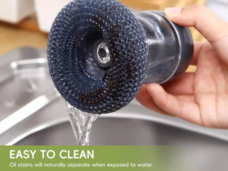 CleanMate - Ergonomic Soap-Release Kitchen Scrubber – image 11