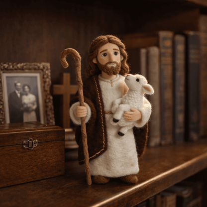 SacredShepherd – Handcrafted Christian Wool Art – image 6