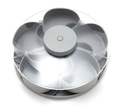 PartyTwist – Rotating Divided Tray – Grey