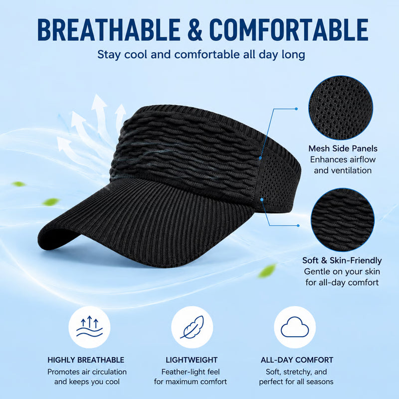 BreezeShade – Women's Open-Top Sun Protection Cap – image 6