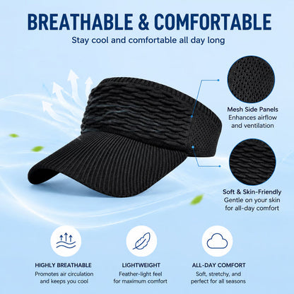 BreezeShade – Women's Open-Top Sun Protection Cap – image 6