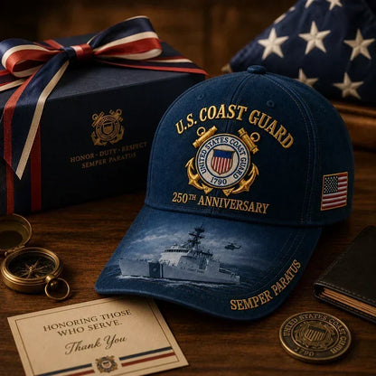 SemperValor – Devil Dog Heritage Embroidered Cap – Coast Guard / Buy 1 PC Get 30% OFF
