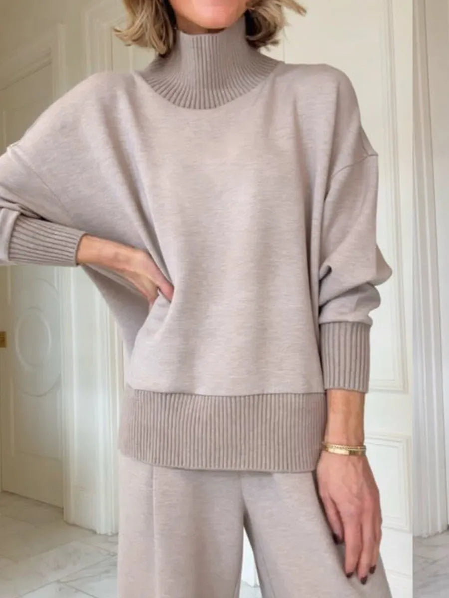 UrbanEase – Casual Stand Collar Two-Piece Set – image 10
