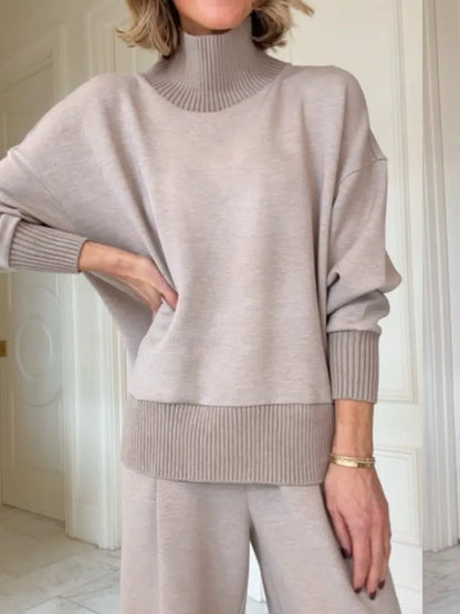 UrbanEase – Casual Stand Collar Two-Piece Set – image 10