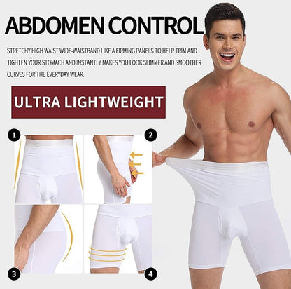 AlphaShape – High Waist Slimming Briefs – White / S