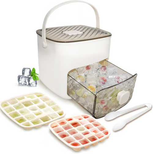 Portable Ice Maker with Lid and Storage Box (48 Cubes) – image 13