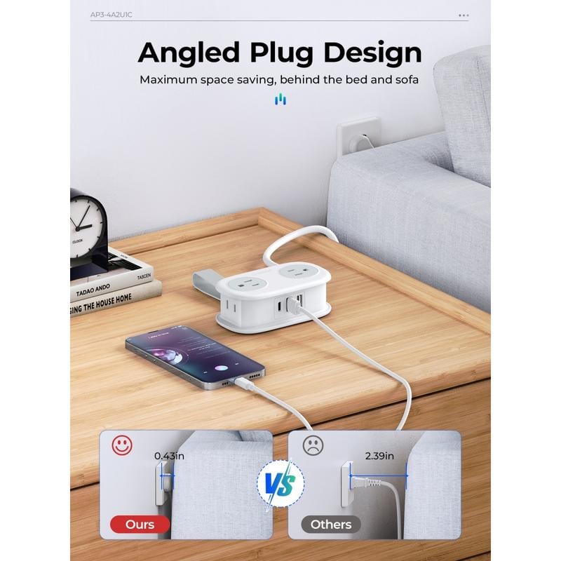 VoltPack – Compact 4-Outlet Power Strip for Travel – image 12