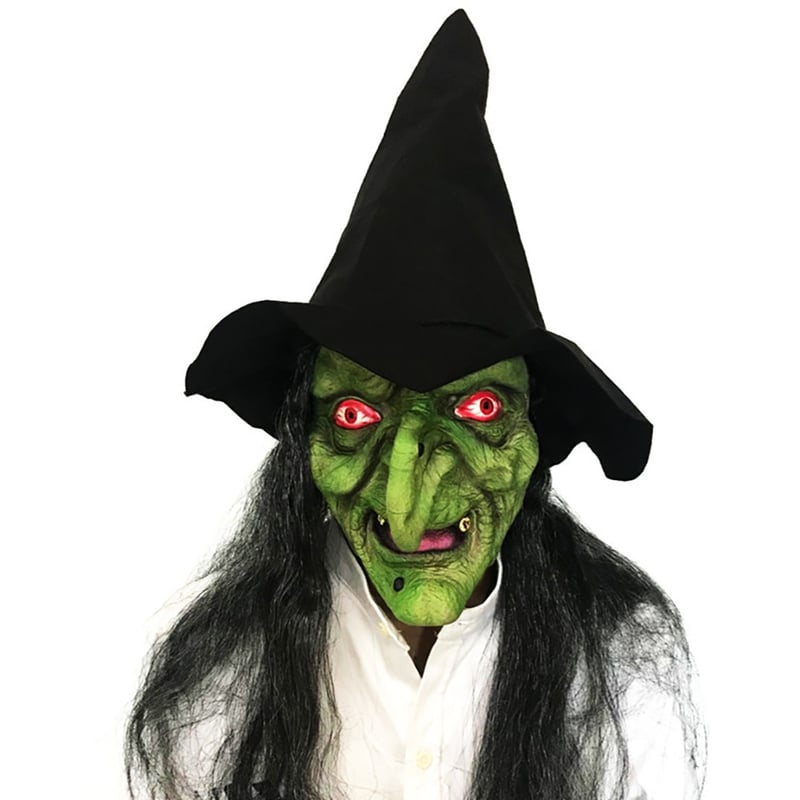 SafeFit – Lightweight & Breathable Mask Headgear – Green Face Witch