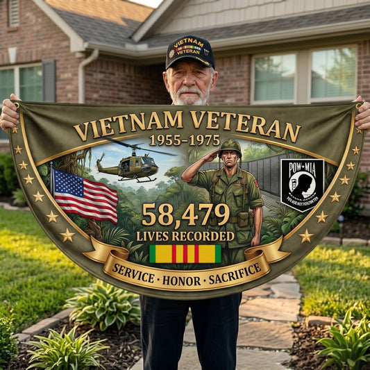 FreedomEcho – Vietnam Veteran Tribute Banner – M(18x36 IN)