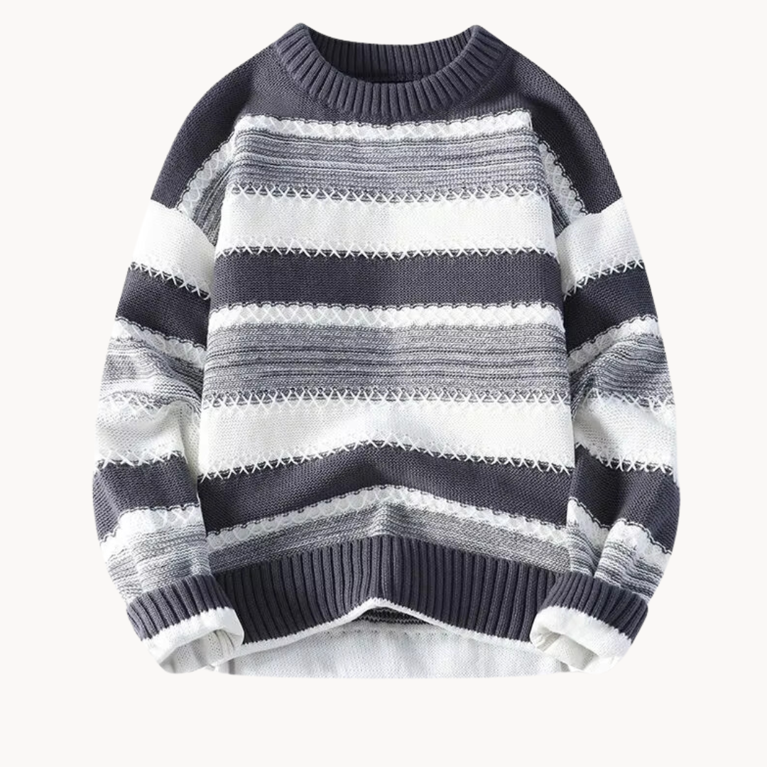 Ellis Crew Neck Sweater – Gray / XS