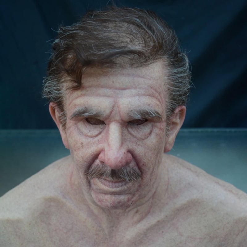 SafeFit – Lightweight & Breathable Mask Headgear – Black Hair Old Man