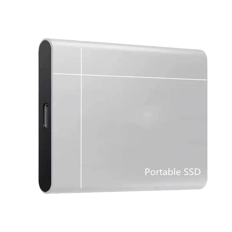 DataVault – High Speed Portable SSD Storage Drive – Silver / ️ 1x 32 TB Starter Drive / Super Fast Delivery