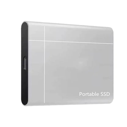 DataVault – High Speed Portable SSD Storage Drive – Silver / ️ 1x 32 TB Starter Drive / Super Fast Delivery