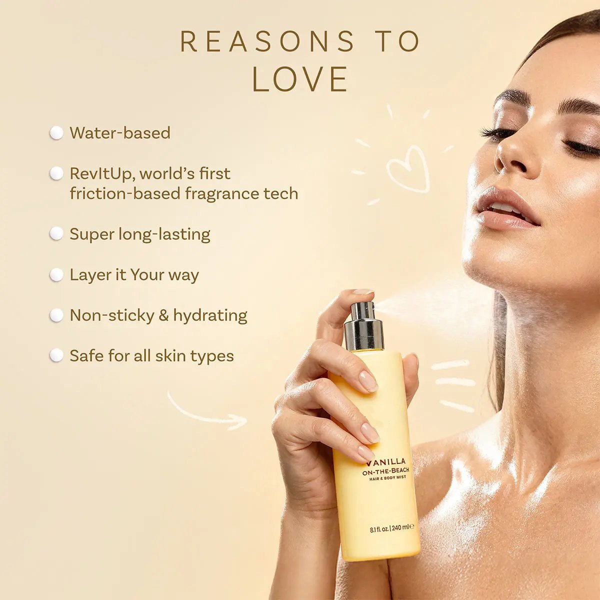 CocoVanilla – Tropical Hair & Body Mist – Buy 1