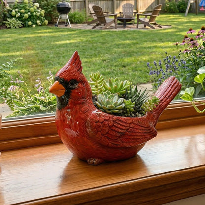 2026 Mother's Day Gifts --Cardinal Bird Succulent Planter – image 2