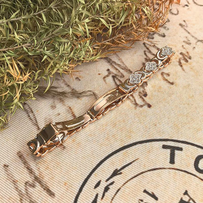 BloomGrace – Flower Copper Bracelet Elegant Style – image 21