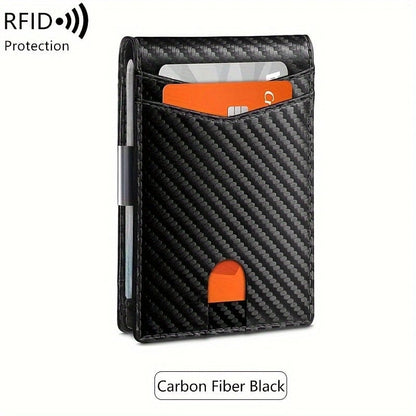 MetroFold – Minimalist Slim Wallet for Men – Black