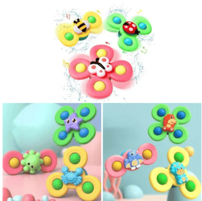 SpinBloom – Interactive Baby Spinner Set – A set (9 PCS Dinosaurs+Insects+Ocean - Free Shipping)