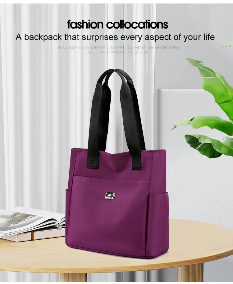 UrbanTote – Large Capacity Multi Pocket Shoulder Bag – image 9