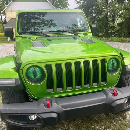 DriveCore – Monster Eye Headlight Decals – Green / Buy 1 Pair