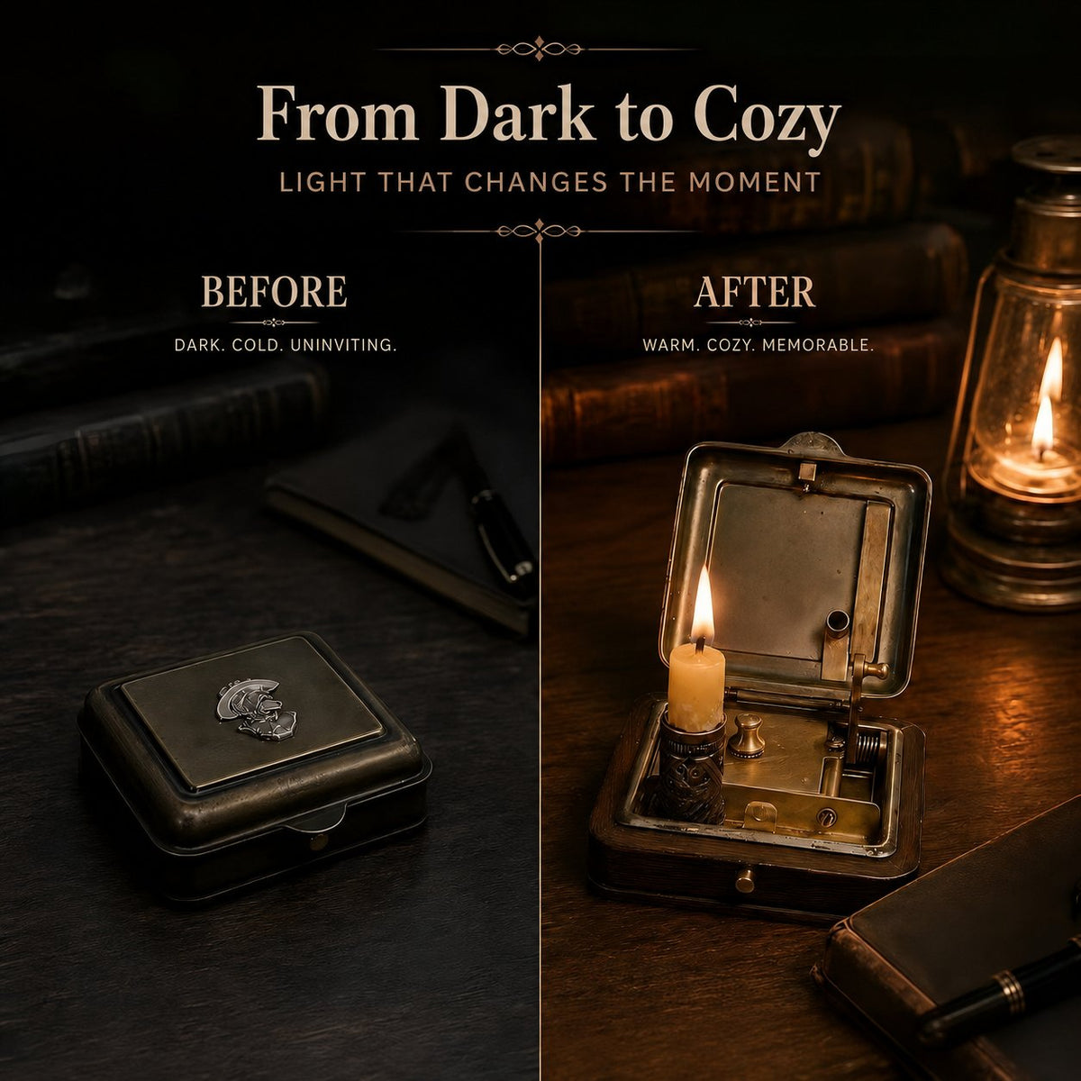 HeritageGlow – 19th Century Mechanical Candle Box – image 4