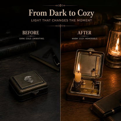 HeritageGlow – 19th Century Mechanical Candle Box – image 4