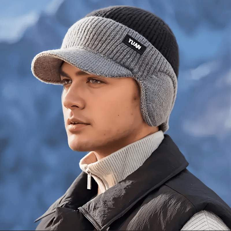 FrostGuard – Winter Knitted Earflap Hat for Men – image 9