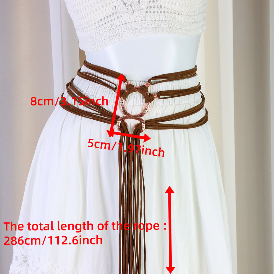 NordicForge – Viking Braided Leather Belt Set – image 9