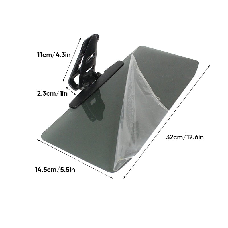 DriveShade X – Anti-Glare Visor Extender Lens – image 8