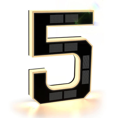 LumiSign – Solar Outdoor Address Number Light – 5