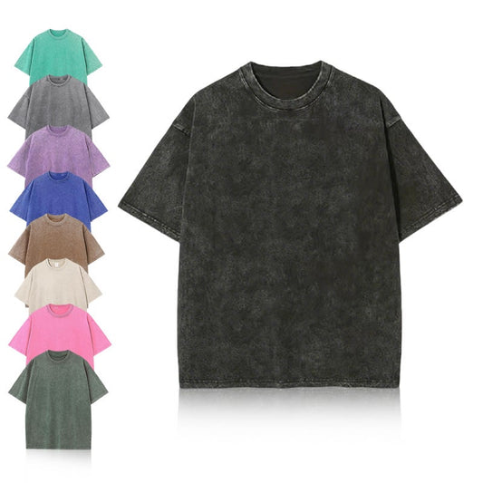 UrbanFade Heavyweight – Oversized T-Shirts – Black / S（88.0 lbs ~110.0 lbs ）