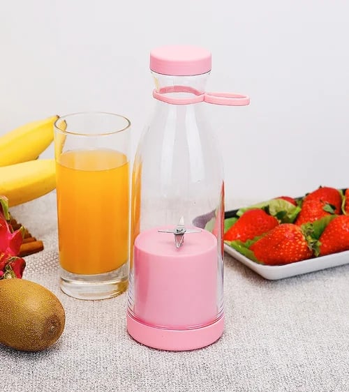 BlendWave – Compact Travel Juicer – Pink